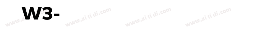 腾讯体 W3字体转换